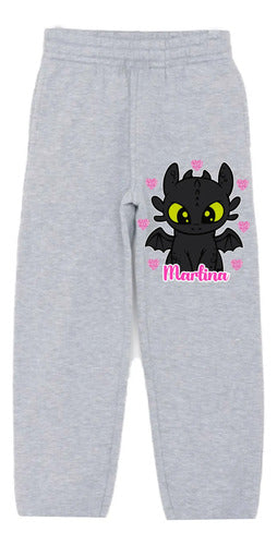 Buzo Chimuelo Dragon Pantalon Personalizado Niñas
