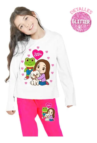 Pijama Largo Lara Campos Niñas