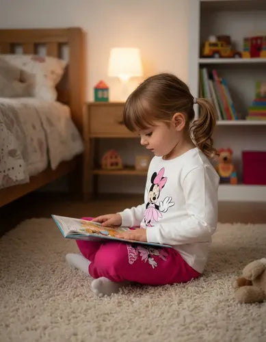 Pijama Largo Minnie Hada Niñas 100% Algodón Personalizado