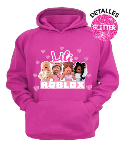 Buzo Roblox Niña Pantalon Personalizado Niñas D1