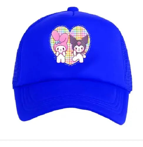 Jockey Gorro Niñas Kuromi My Melody Corazon