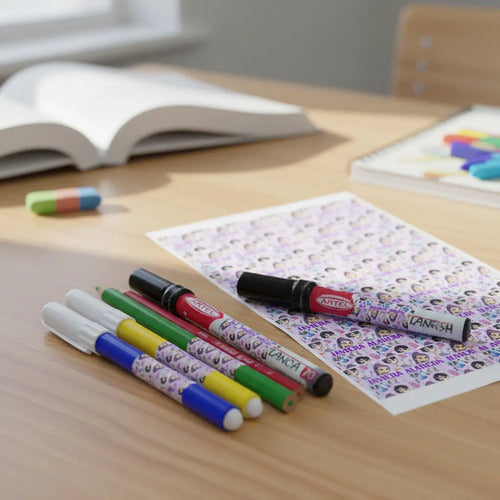 Etiquetas Escolares Personalizadas Huntrix Guerreras K Pop