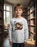 Camiseta Polar Manga Larga Polera Niño Harry Potter Todos