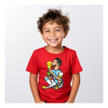 Polera Color Algodón 100% Niños Messi Ilustracion