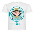 Polera Estampada Favio Duendes Mágicos Cumpleaños