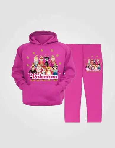 Polerón Duendes Mágicos Pantalón De Buzo Personalizado Niña