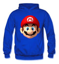 Polerón Canguro Algodón Niños Mario Bros Cabeza