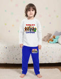 Pijama Largo Roblox D1 Niños Algodón Personalizado