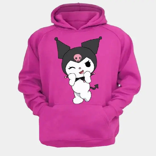 Polerón Canguro Algodón Niñas Kuromi