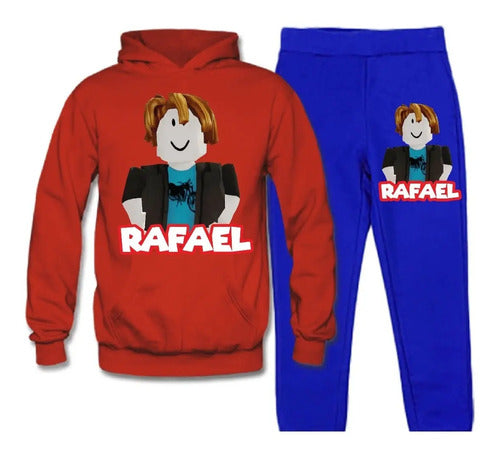 Poleron Pantalón De Buzo Roblox Personalizado Regalo Cumple