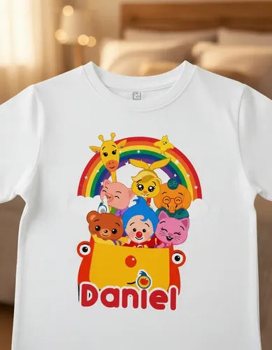 Pijama Plim Plim Amigos Personalizado Niños Y Niñas