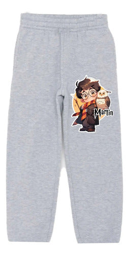 Buzo Harry Potter Niño Poleron Pantalon Personalizado
